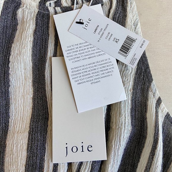 🌟2x HP!🌟 NWT Joie Larkyn Metallic Stripe Top - Picture 12 of 15